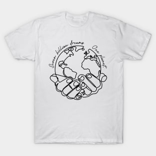 'Seven Billion Dreams, One Planet' Environment Shirt T-Shirt